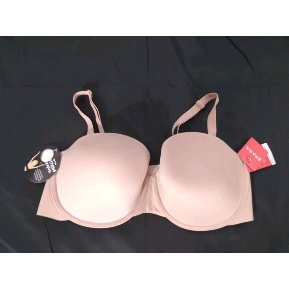 NWT Spanx Up For Anything Strapless Bra Size 38D Champagne Beige